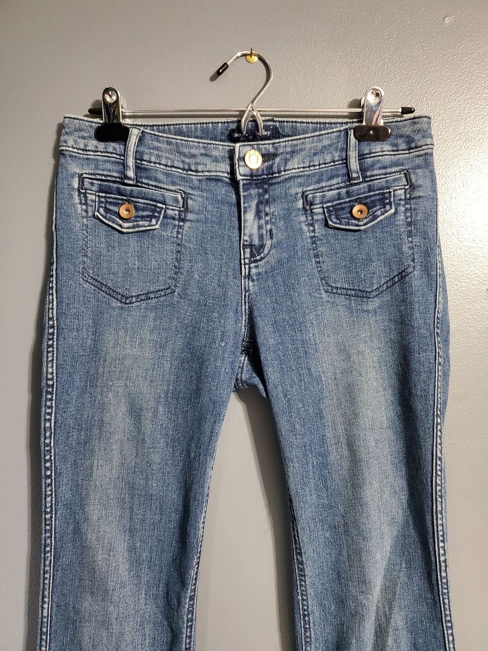 GAP Hadley Women's Blue Flared Jeans Size 4 - Picture 2 of 8